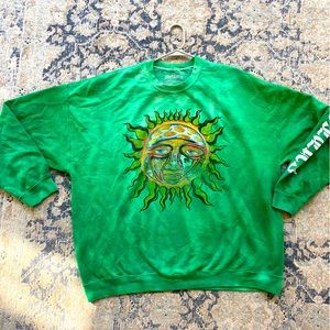 Urban Outfitters Green Sublime Crewneck